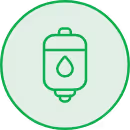 IV drip icon.