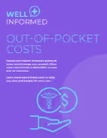 PDF thumbnail showing the Patient Out-of-Pocket Costs guide.